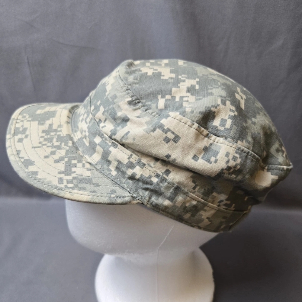 US Army ACU Digital Camo Patrol Cap Military Hat Size 7 1/4 - Picture 2 of 6